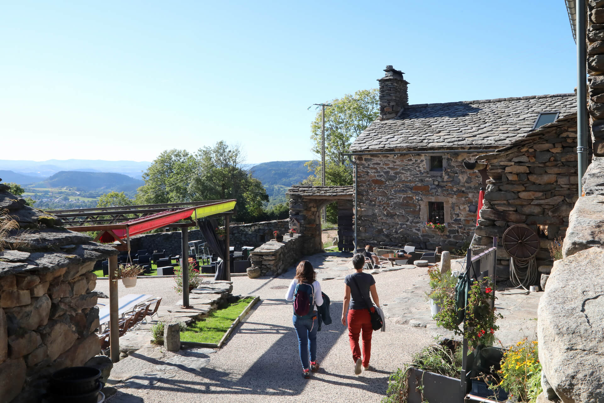 Extérieur de la Ferme du Bien-être de Saint Julien Chapteuil